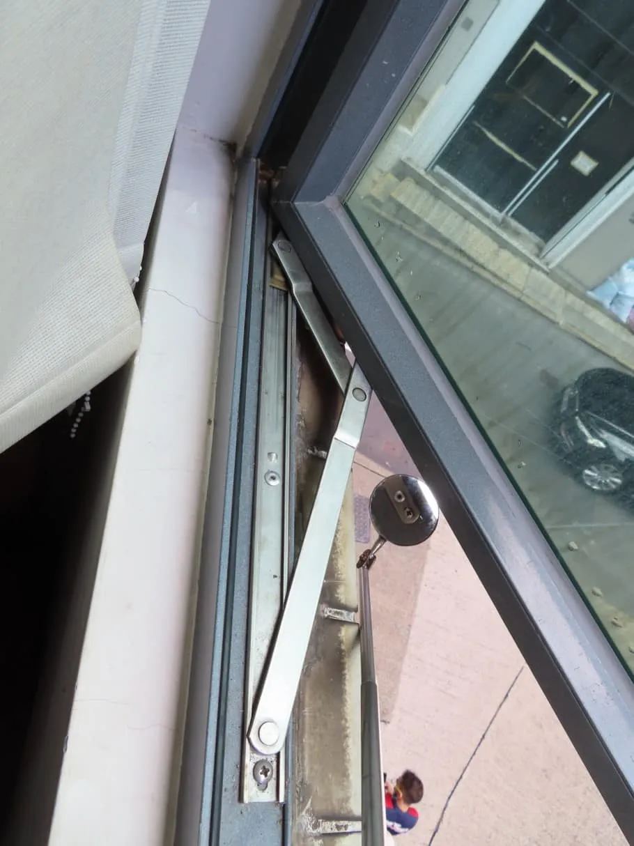 Building condition survey on site