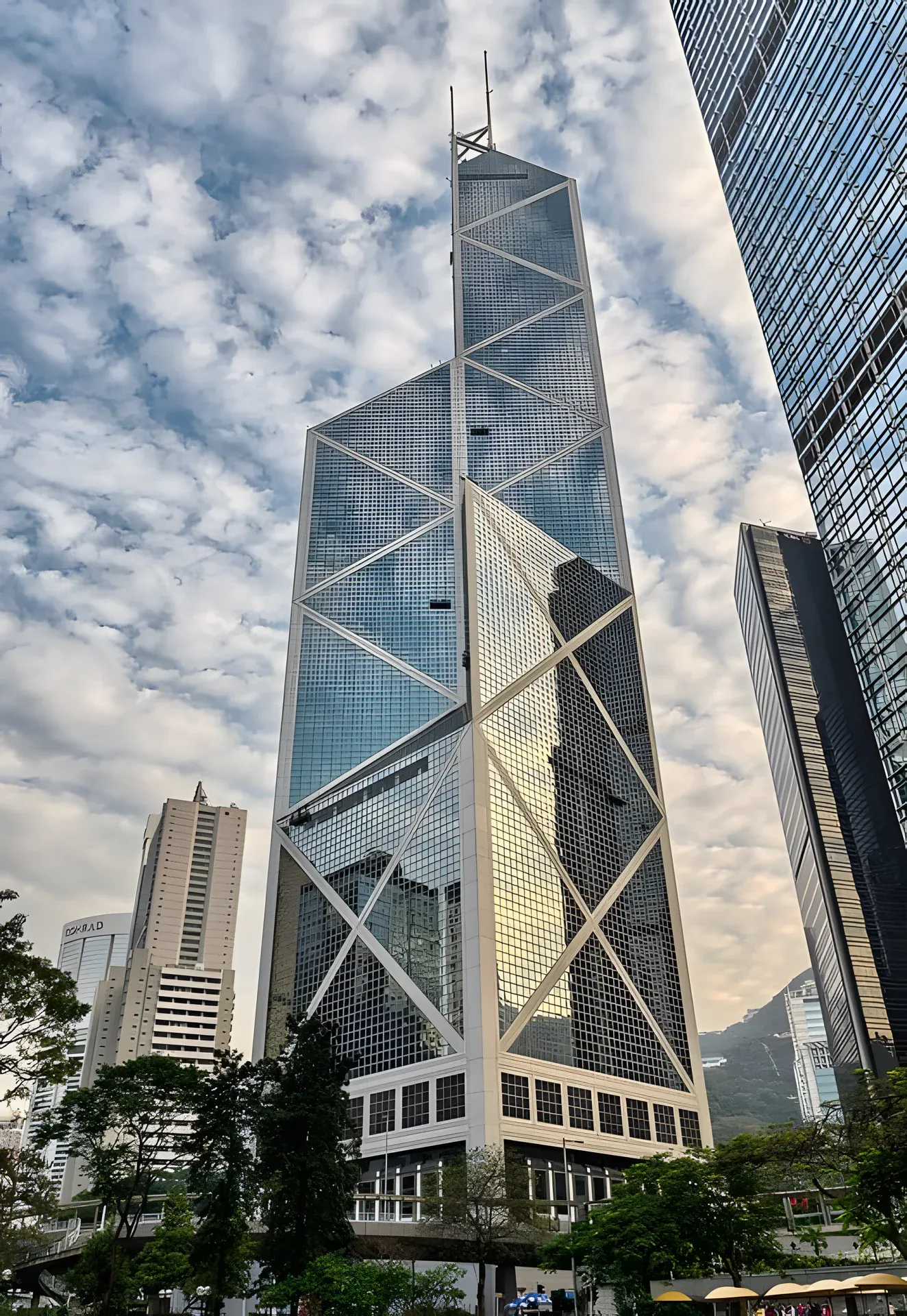 Hong Kong landmark properties and Victoria Harbour skyline — building surveying coverage
